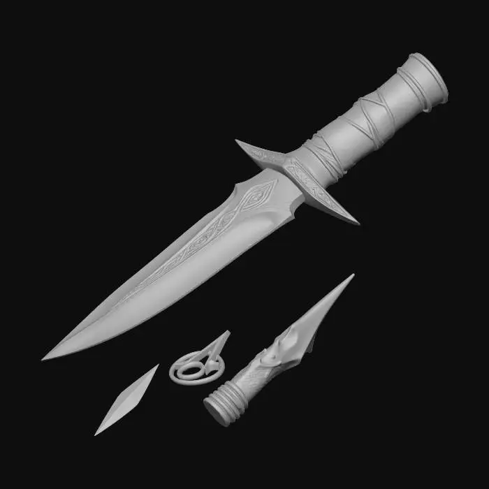 3D model for Twilight Edge Dagger