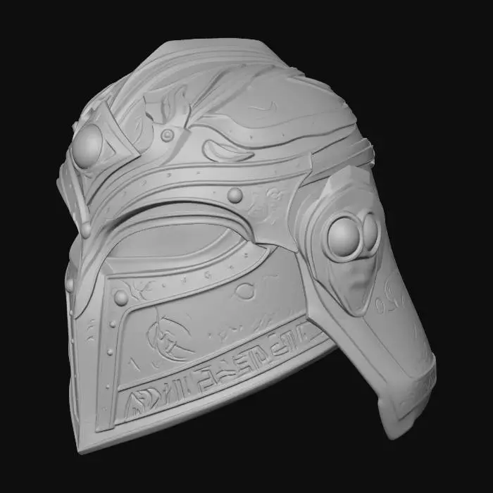 3D model for Helm of the Unyielding Protector