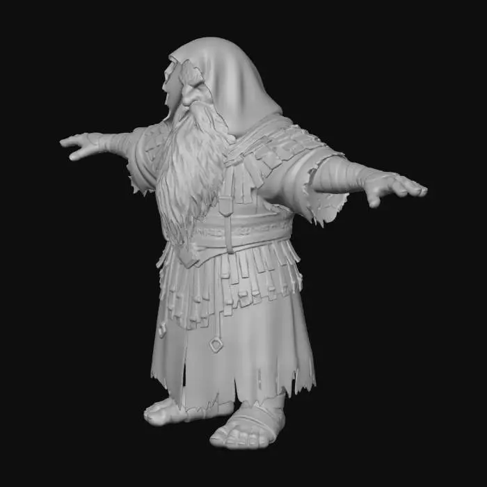 3D model for Wraithbound Korga