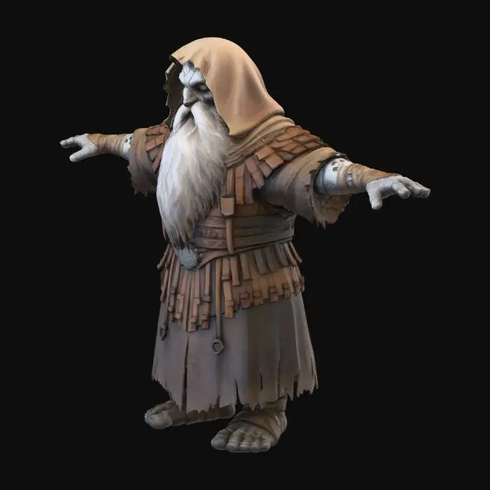 3D model for Wraithbound Korga