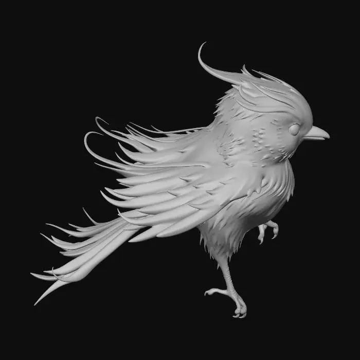 3D model for Lumenfeather Wisp