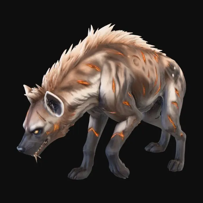 3D model for Sunlit Scavenger Hyena