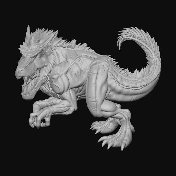 3D model for Dread-Claw Saurian