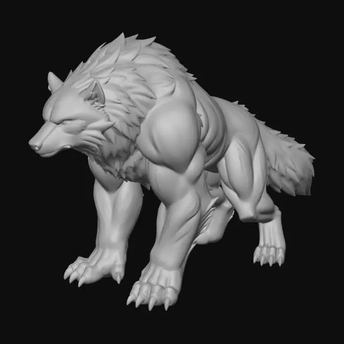 3D model for Cliffback Cragwolf
