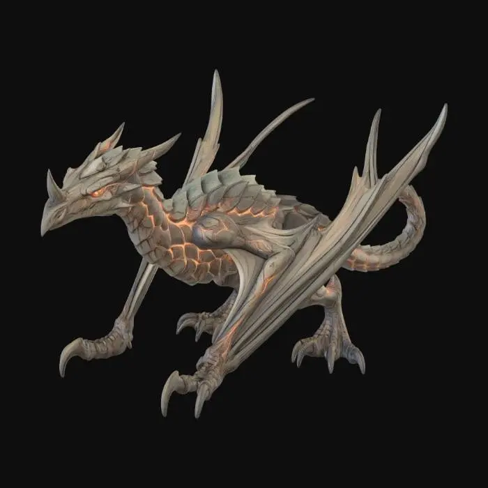 3D model for Ridge Talon Wyvern