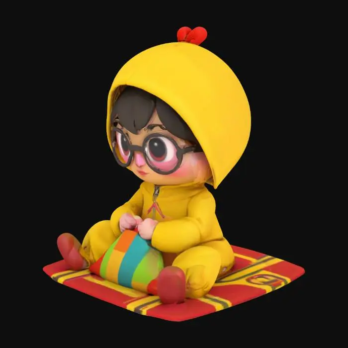 3D model for Playful Chick Explorer