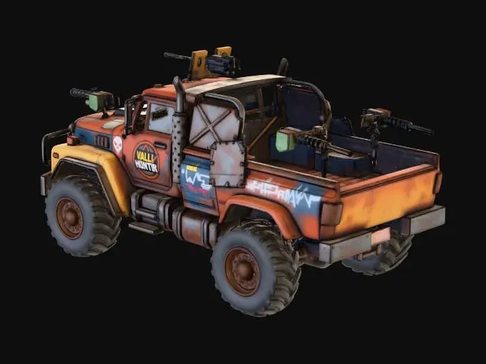 3D model for Armored Adventure Truck