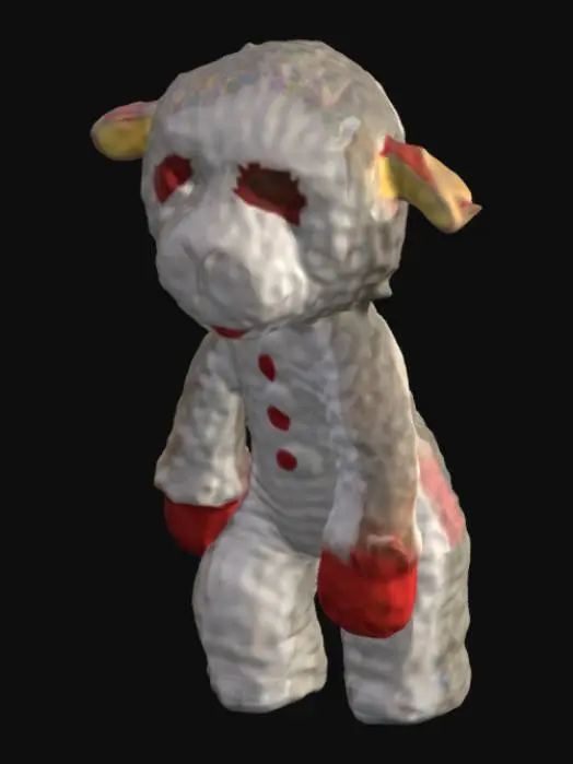 3D model for Stuffed Lamb Toy
