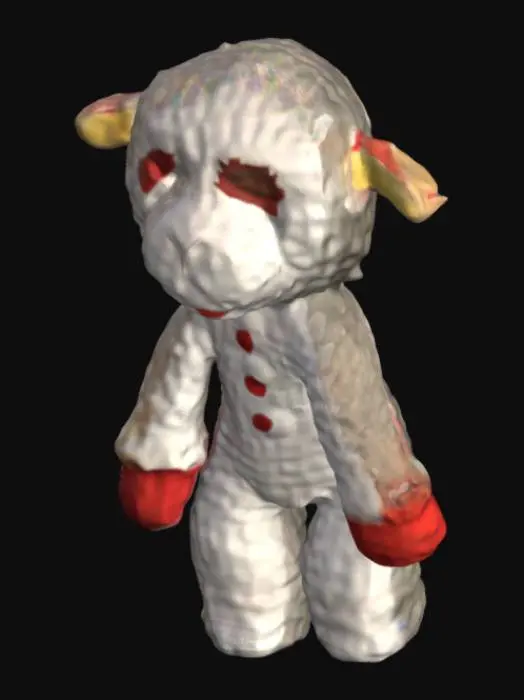 3D model for Stuffed Lamb Toy