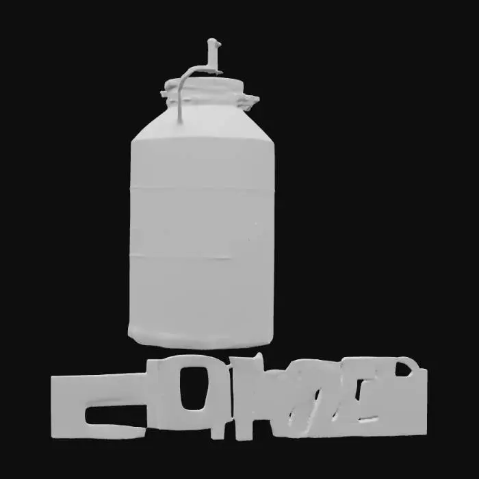 3D model for Container on Pavement