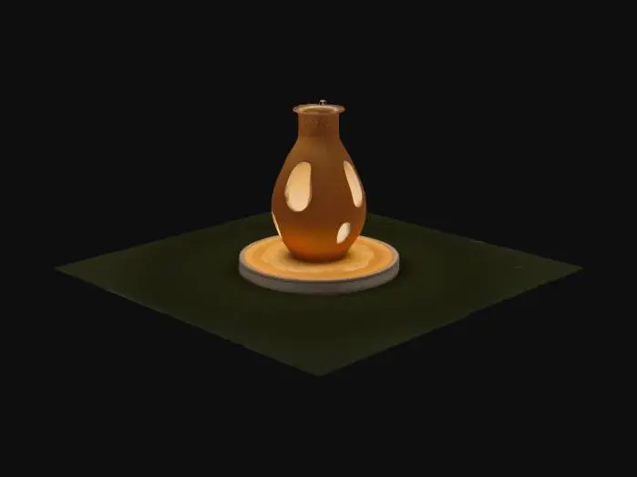 3D model for Illuminated Oasis