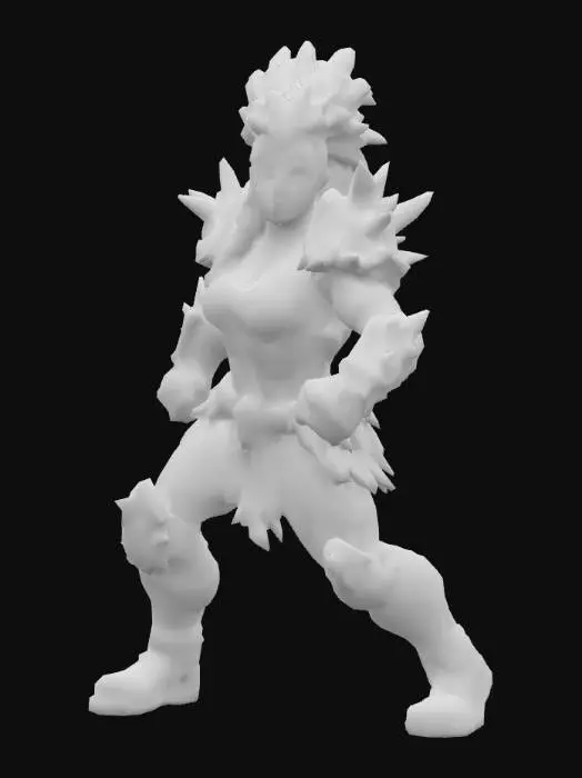 3D model for Blood Bowl Amazon Linewoman