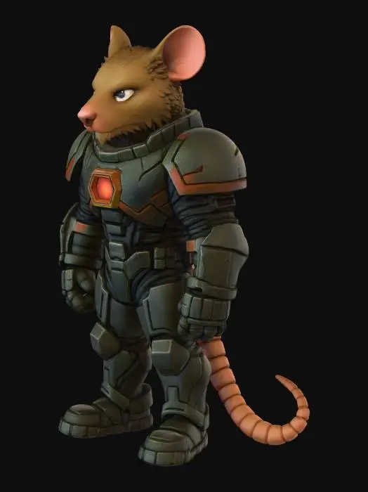 3D model for Rodent Warrior