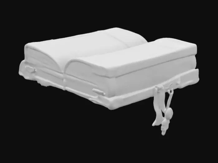 3D model for A book on European folklore and mythology.