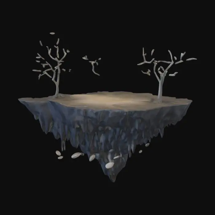 3D model for Floating Barren Island