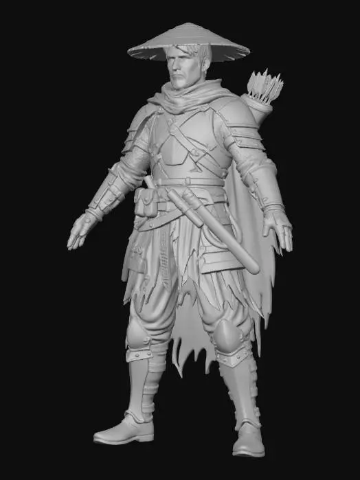 3D model for Archer in Battle Gear