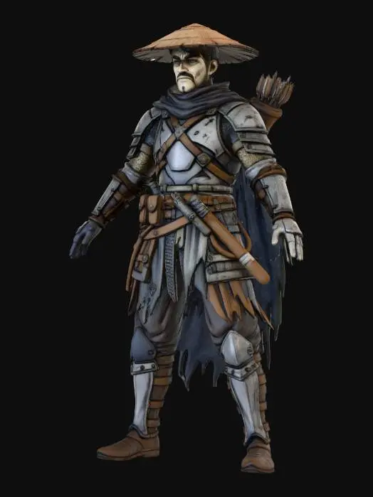 3D model for Archer in Battle Gear