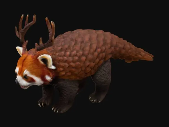 3D model for Mystical Hybrid Creature