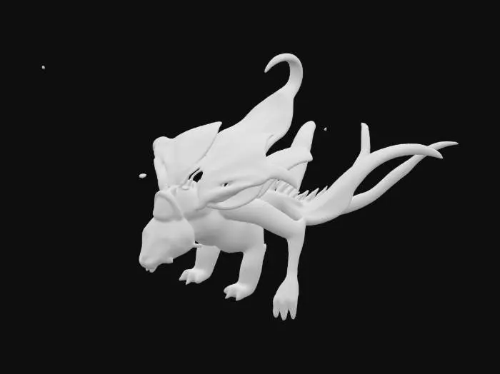 3D model for Demogorgon Creature