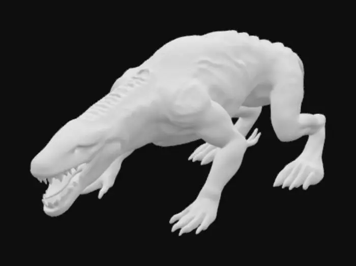 3D model for Water Beast