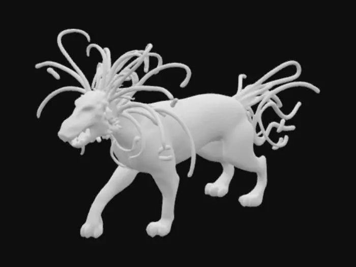 3D model for Medusa Lion