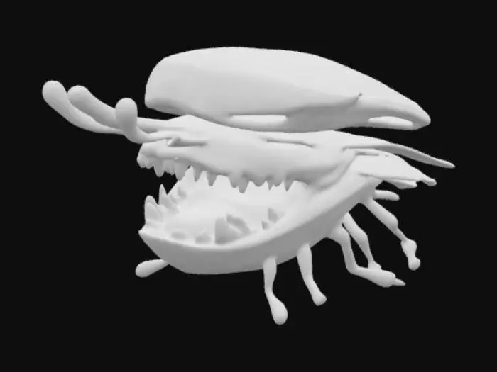 3D model for Toothy Creature