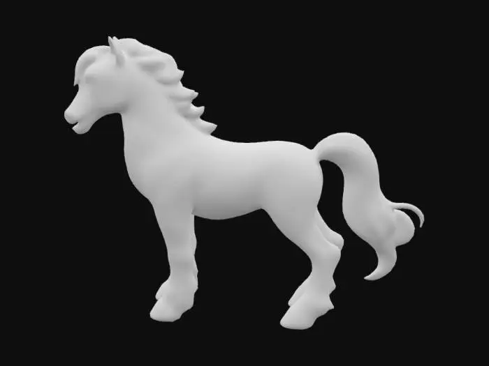 3D model for Tiger horse hybrid 