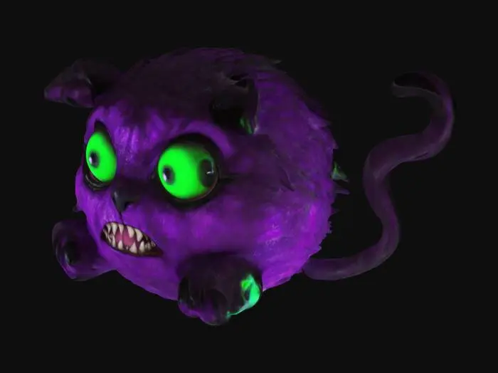 3D model for Furry Monster Doodle