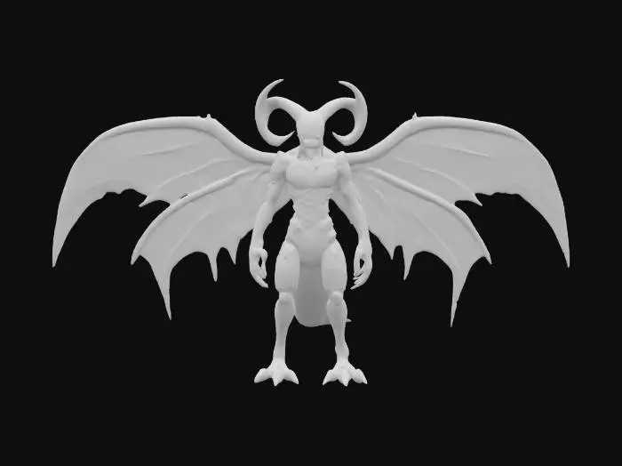 3D model for [Area51]#AroundTheWorld#, a sculpture of creature created by science humanoid hornet 