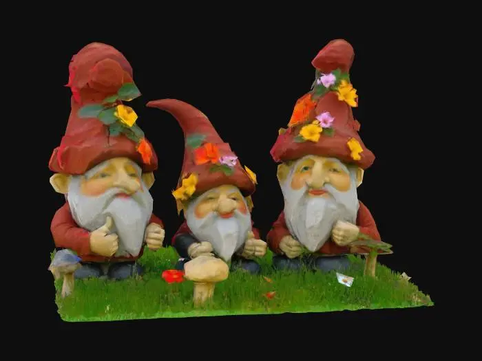 3D model for The Stone Heads of Mount Nemrut – Turkey, #AroundTheWorld#  made to look like garden gnomes 