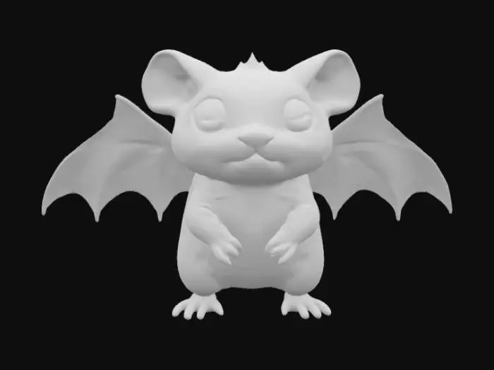 3D model for Bat guinea pig hybrid 