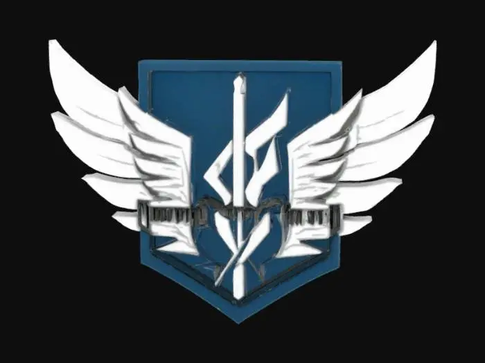 3D model for #emblem#, attack on titan emblem 