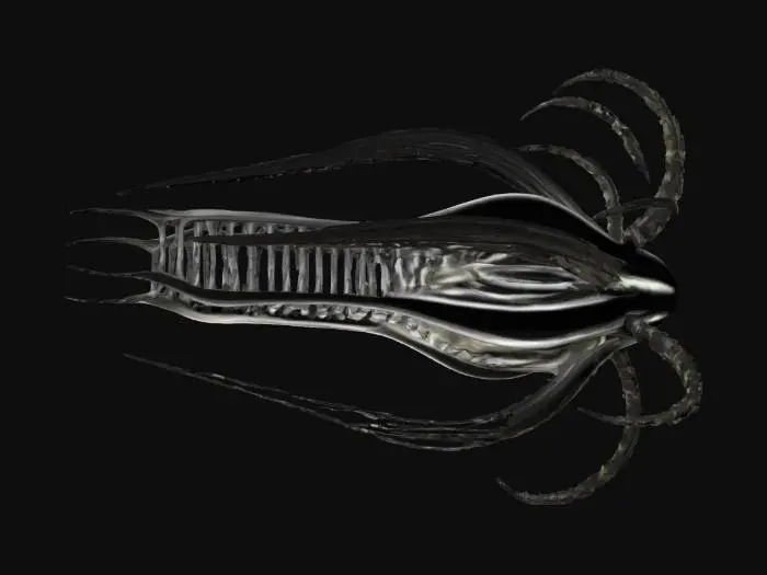 3D model for Ancient Swimmer, #ocean#