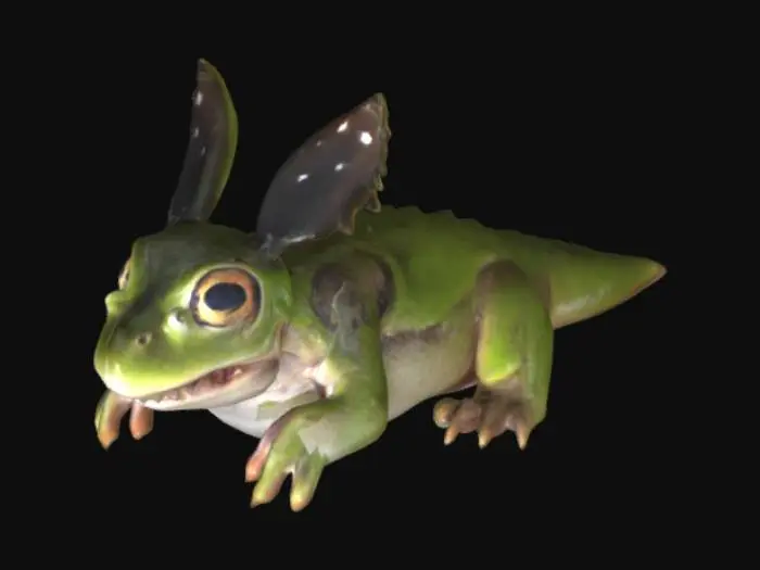 3D model for Friendly Monster Sketch