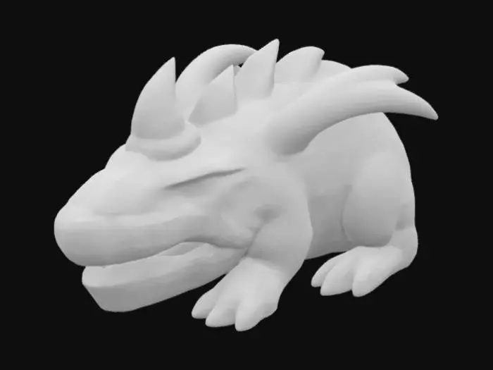 3D model for Grinning Beast, #SketchTo3D#