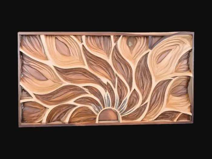 3D model for Abstract Wood Layers