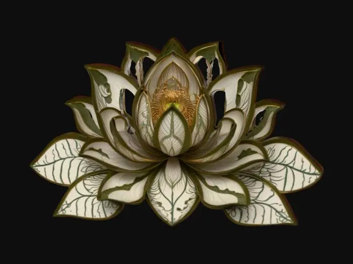 3D model for Mandala Bloom