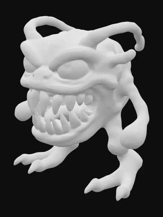 3D model for Teeth monster 