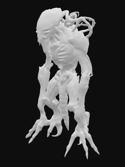 3D model for Sci-Fi,, Organic, Full Body, Fantasy, Geiger inspired monster 