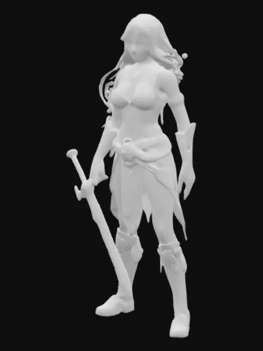 3D model for Xena warrior princess , #women#
