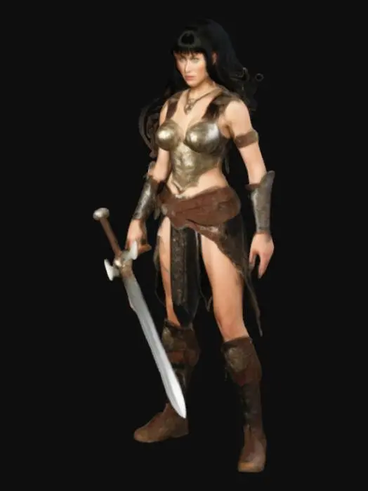 3D model for Xena warrior princess , #women#