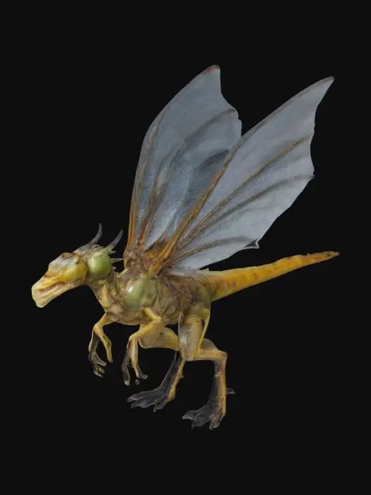 3D model for Spino dragonfly hybrid