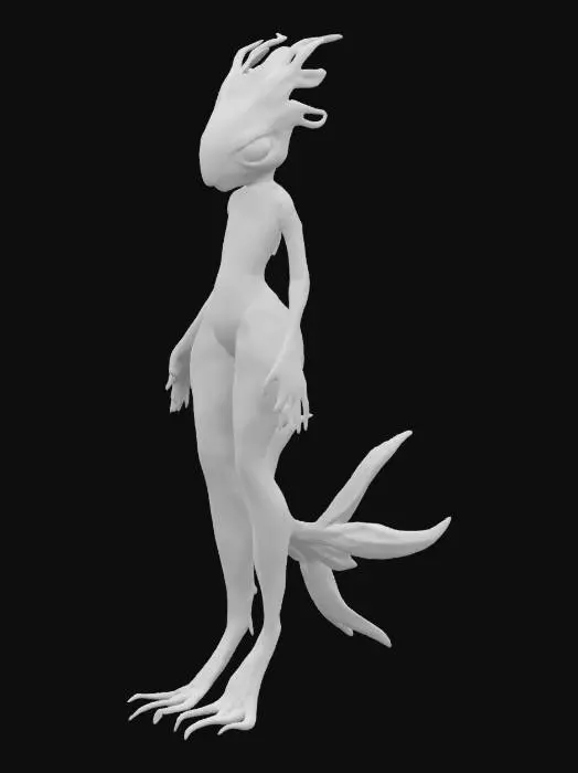 3D model for Marrella humanoid creature 
