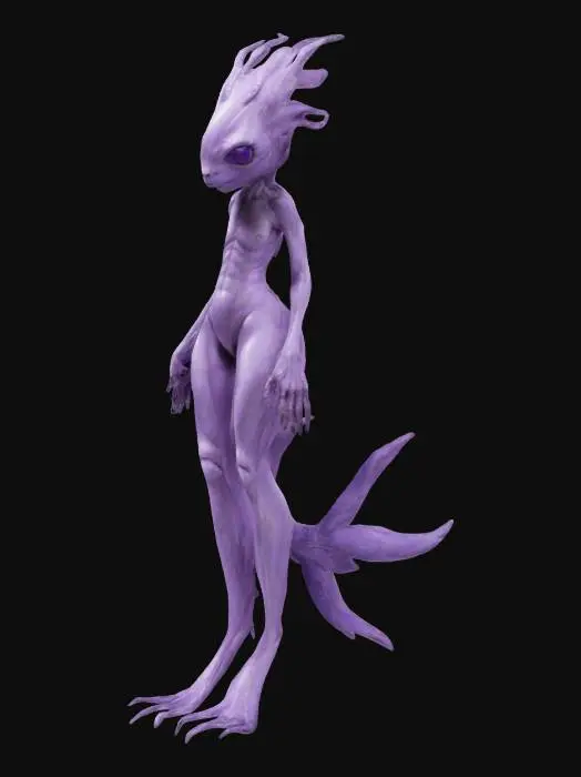 3D model for Marrella humanoid creature 