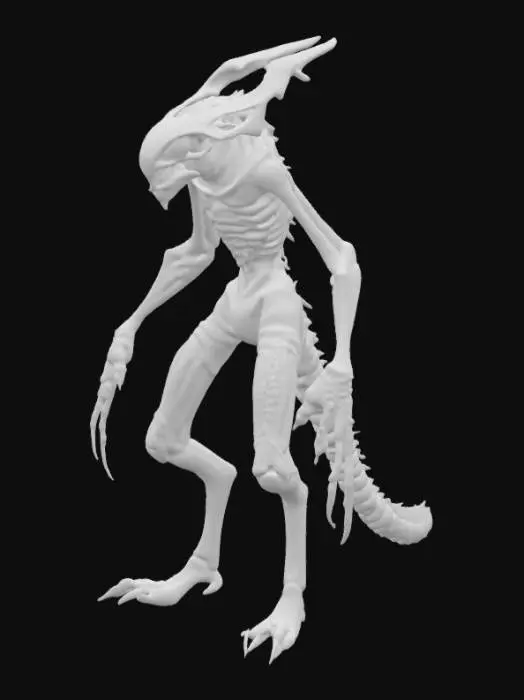 3D model for Anomalocaris humanoid hybrid 