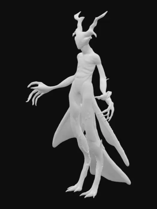 3D model for Anomalocaris humanoid hybrid 