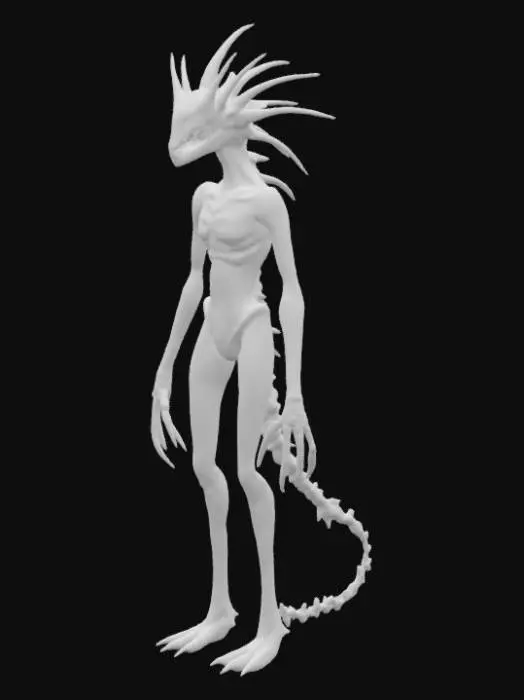 3D model for Anomalocaris humanoid hybrid 