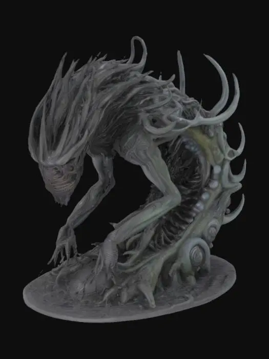 3D model for HR giger inspired coloring 