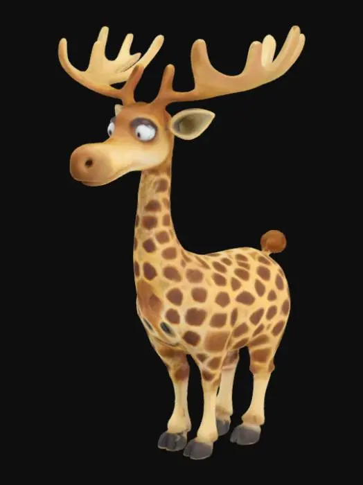 3D model for Moose giraffe hybrid 