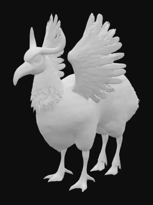 3D model for Ox bird hybrid 